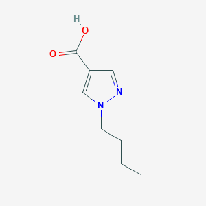 molecular formula C8H12N2O2 B12941790 1-Butyl-1h-pyrazole-4-carboxylic acid 