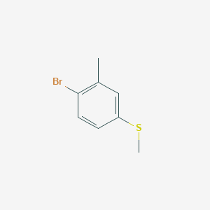 molecular formula C8H9BrS B1294183 (4-Bromo-3-methylphenyl)(methyl)sulfane CAS No. 90532-02-8