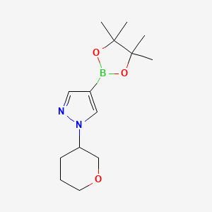 (1-(Tetrahydro-2H-pyran-3-YL)-1H-pyrazol-4-YL)boronic acid pinacol ester