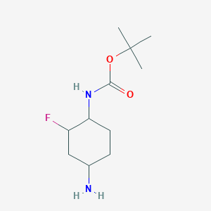 tert-Butyl (4-amino-2-fluorocyclohexyl)carbamate