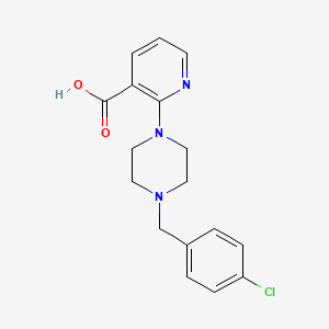 2-(4-(4-Chlorobenzyl)piperazin-1-yl)nicotinic acid