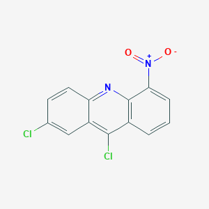 molecular formula C13H6Cl2N2O2 B12941918 2,9-Dichloro-5-nitroacridine CAS No. 670241-56-2