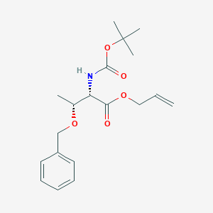 molecular formula C19H27NO5 B12942028 Allyl O-benzyl-N-(tert-butoxycarbonyl)-L-threoninate 