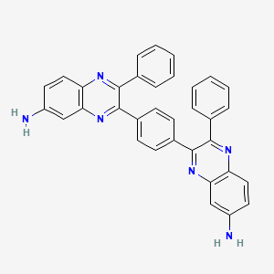 3,3'-(1,4-Phenylene)bis(2-phenylquinoxalin-6-amine)