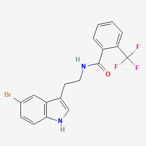 N-(2-(5-Bromo-1H-indol-3-yl)ethyl)-2-(trifluoromethyl)benzamide