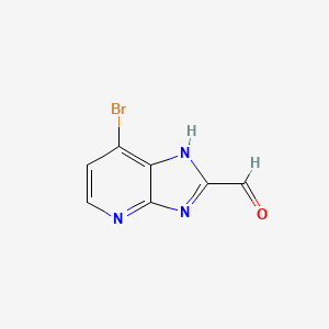 7-Bromo-3H-imidazo[4,5-b]pyridine-2-carbaldehyde