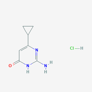 2-Amino-6-cyclopropylpyrimidin-4-ol hydrochloride