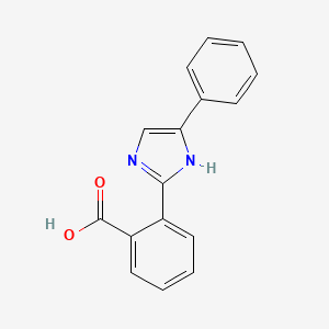 2-(5-phenyl-1H-imidazol-2-yl)benzoic acid