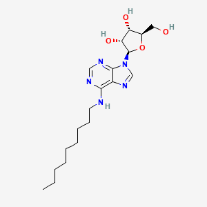 (2R,3S,4R,5R)-2-(hydroxymethyl)-5-[6-(nonylamino)purin-9-yl]oxolane-3,4-diol