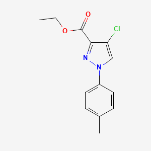 Ethyl 4-chloro-1-(p-tolyl)-1H-pyrazole-3-carboxylate