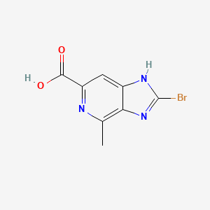 2-Bromo-4-methyl-1H-imidazo[4,5-c]pyridine-6-carboxylic acid