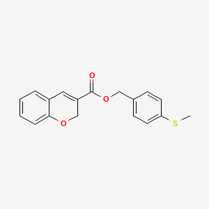 4-(Methylthio)benzyl 2H-chromene-3-carboxylate