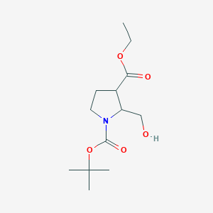 1-tert-Butyl 3-ethyl 2-(hydroxymethyl)pyrrolidine-1,3-dicarboxylate