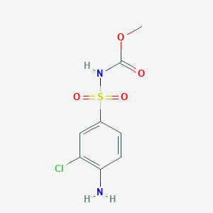 Methyl (4-amino-3-chlorophenyl)sulfonylcarbamate