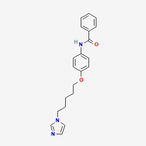 N-(4-((5-(1H-Imidazol-1-yl)pentyl)oxy)phenyl)benzamide