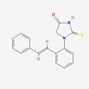 1-(2-Styrylphenyl)-2-thioxoimidazolidin-4-one