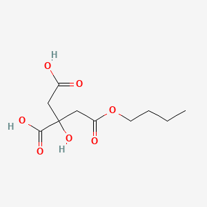 molecular formula C10H16O7 B12942431 2-(2-butoxy-2-oxoethyl)-2-hydroxybutanedioic acid 