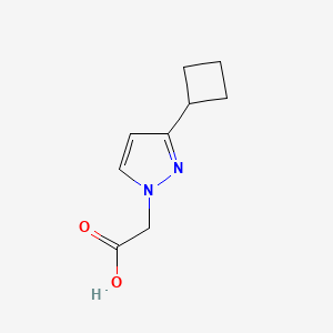 2-(3-Cyclobutyl-1H-pyrazol-1-yl)acetic acid