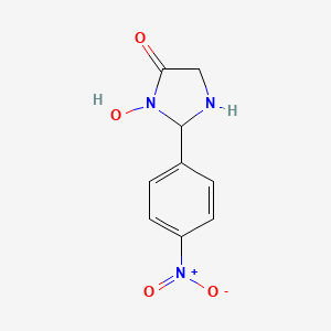 3-Hydroxy-2-(4-nitrophenyl)imidazolidin-4-one