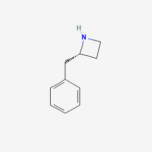 molecular formula C10H13N B12942459 (S)-2-benzylazetidine 