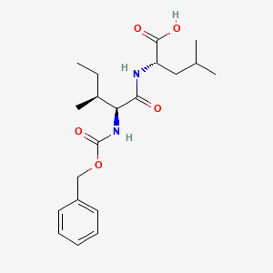 molecular formula C20H30N2O5 B12942513 N-[(Benzyloxy)carbonyl]-L-Isoleucyl-L-Leucine 