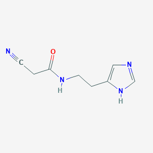 2-Cyano-N-[2-(1H-imidazol-5-yl)ethyl]acetamide