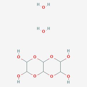 molecular formula C6H14O10 B12942632 Glyoxalhydratetrimer dihydrate 