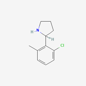 (S)-2-(2-Chloro-6-methylphenyl)pyrrolidine