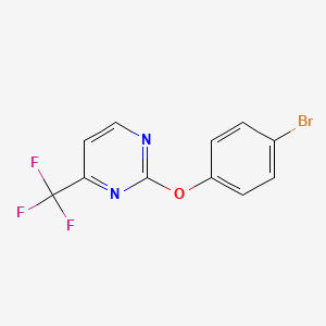 B1294264 2-(4-Bromophenoxy)-4-(trifluoromethyl)pyrimidine CAS No. 914636-83-2