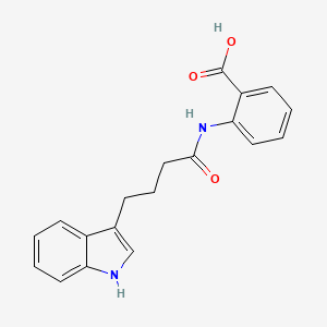 2-(4-(1H-Indol-3-yl)butanamido)benzoic acid