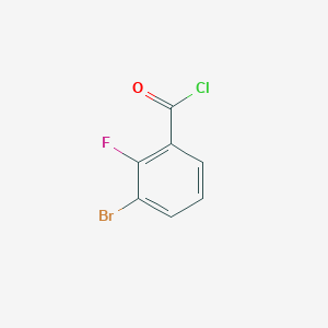 molecular formula C7H3BrClFO B1294265 3-溴-2-氟苯甲酰氯 CAS No. 374554-41-3