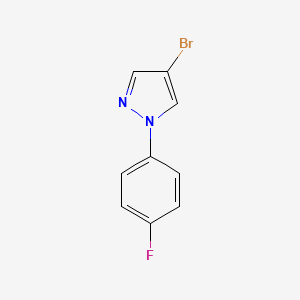 molecular formula C9H6BrFN2 B1294274 4-Bromo-1-(4-fluorophenyl)-1H-pyrazole CAS No. 957062-56-5