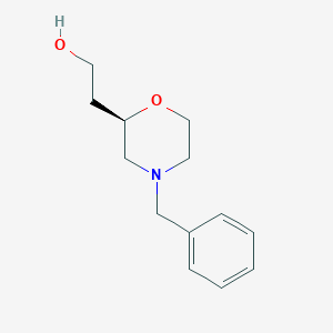 (R)-2-(4-Benzylmorpholin-2-yl)ethan-1-ol