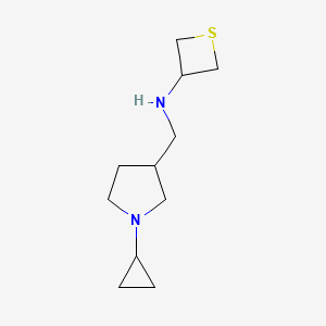 N-((1-Cyclopropylpyrrolidin-3-yl)methyl)thietan-3-amine