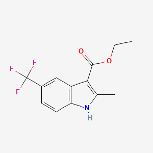 Ethyl 2-methyl-5-(trifluoromethyl)-1H-indole-3-carboxylate