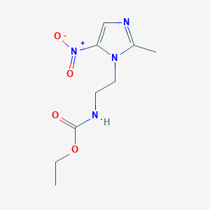 Ethyl (2-(2-methyl-5-nitro-1H-imidazol-1-yl)ethyl)carbamate