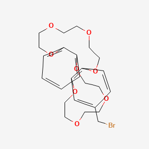 2-(Bromomethyl)-6,7,9,10,12,13,20,21,23,24,26,27-dodecahydrodibenzo[b,n][1,4,7,10,13,16,19,22]octaoxacyclotetracosine