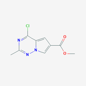 Methyl 4-chloro-2-methylpyrrolo[2,1-f][1,2,4]triazine-6-carboxylate