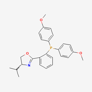 (R)-2-(2-(Bis(4-methoxyphenyl)phosphino)phenyl)-4-isopropyl-4,5-dihydrooxazole