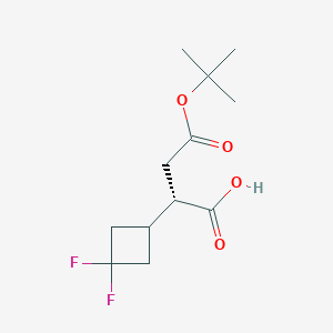 (S)-4-(tert-Butoxy)-2-(3,3-difluorocyclobutyl)-4-oxobutanoic acid