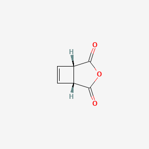 molecular formula C6H4O3 B12942989 cis-Cyclobut-3-ene-1,2-dicarboxylic anhydride 