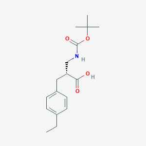 (R)-3-((tert-Butoxycarbonyl)amino)-2-(4-ethylbenzyl)propanoic acid