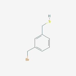 molecular formula C8H9BrS B12943008 (3-(Bromomethyl)phenyl)methanethiol 