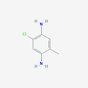 molecular formula C7H9ClN2 B1294302 2-Chloro-5-methyl-1,4-phenylenediamine CAS No. 5307-03-9