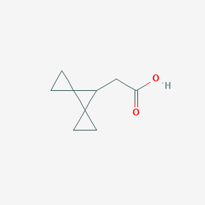 molecular formula C9H12O2 B12943039 Dispiro[2.0.2.1]heptane-7-acetic acid 