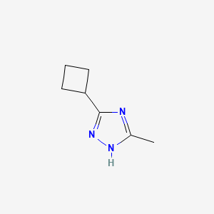 5-Cyclobutyl-3-methyl-1H-1,2,4-triazole