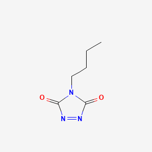 molecular formula C6H9N3O2 B12943152 4-Butyl-3H-1,2,4-triazole-3,5(4H)-dione 