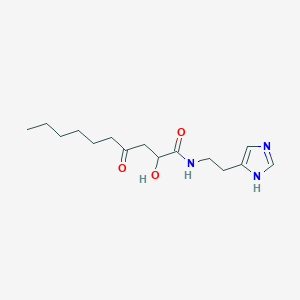 2-hydroxy-N-[2-(1H-imidazol-5-yl)ethyl]-4-oxodecanamide