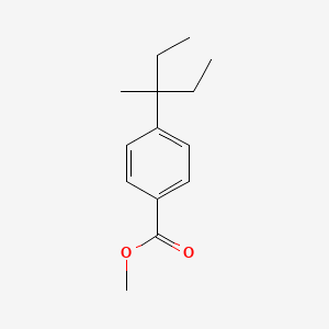 molecular formula C14H20O2 B12943223 Methyl 4-(3-methylpentan-3-yl)benzoate 