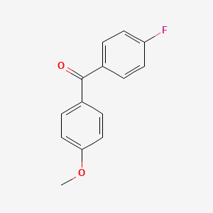molecular formula C14H11FO2 B1294324 4-氟-4'-甲氧基苯甲酮 CAS No. 345-89-1